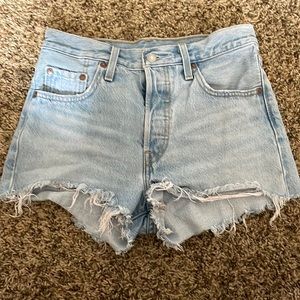 Levi’s 501 high rise shorts